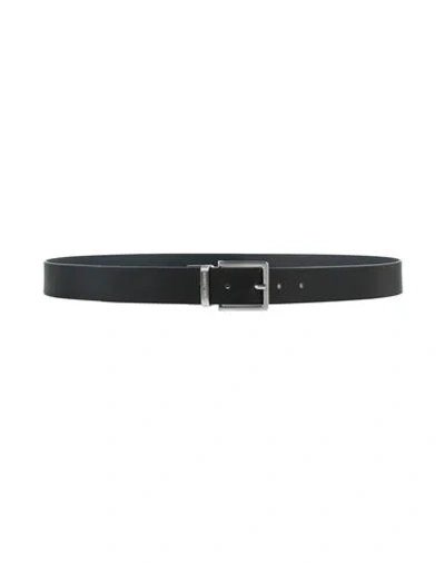 Emporio Armani Man Belt Black Size Onesize Leather