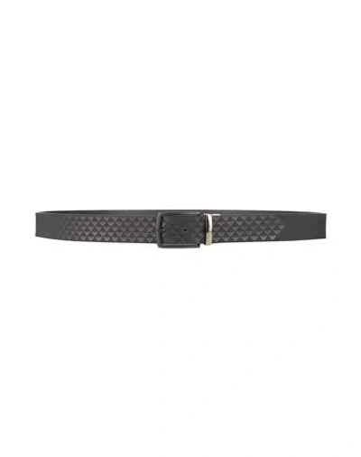 Emporio Armani Man Belt Black Size Onesize Leather