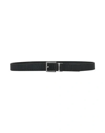 Emporio Armani Man Belt Black Size Onesize Leather