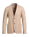 Emporio Armani Man Blazer Beige Size 46 Virgin Wool In Brown