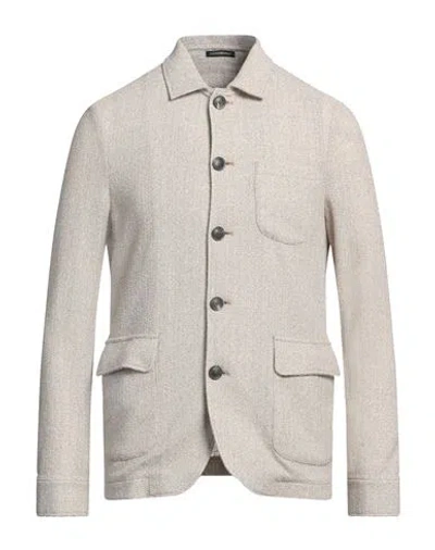 Emporio Armani Man Blazer Beige Size 50 Cotton, Polyester