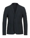 Emporio Armani Man Blazer Black Size 36 Polyester, Polyamide In Black
