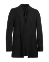 Emporio Armani Man Blazer Black Size 40 Virgin Wool, Polyester In Black