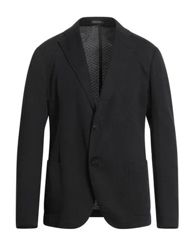 Emporio Armani Man Blazer Black Size 46 Polyester