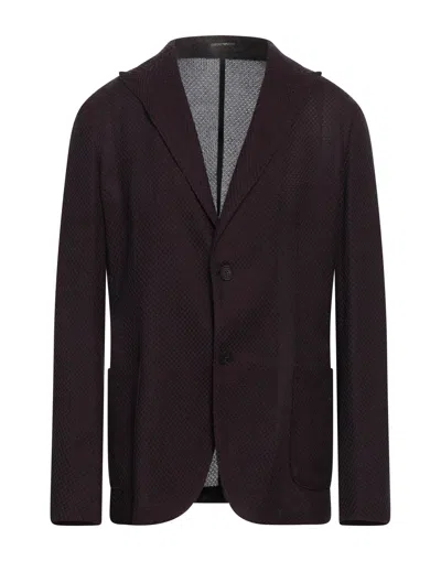Emporio Armani Suit Jackets In Red