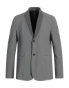 Emporio Armani Man Blazer Grey Size 36 Polyamide, Cotton, Elastane In Grey