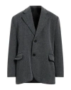 Emporio Armani Man Blazer Grey Size 40 Wool, Polyamide, Textile Fibers In Grey