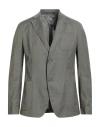 Emporio Armani Man Blazer Khaki Size 46 Virgin Wool In Green
