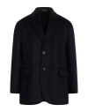Emporio Armani Man Blazer Midnight Blue Size 36 Virgin Wool, Polyester In Blue
