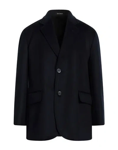 Emporio Armani Man Blazer Midnight Blue Size 36 Virgin Wool, Polyester