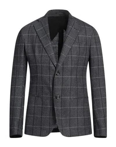 Emporio Armani Man Blazer Navy Blue Size 42 Virgin Wool
