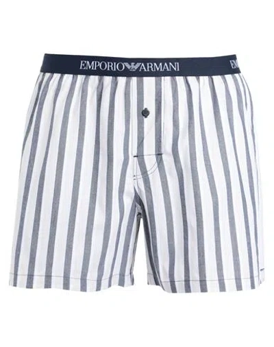 Emporio Armani Man Boxer Grey Size L Cotton In Gray