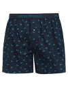 Emporio Armani Man Boxer Navy Blue Size Xxl Cotton, Polyester, Elastane In Navy Blue
