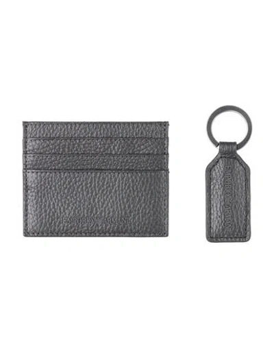 Emporio Armani Man Cardholder Lead Size - Leather