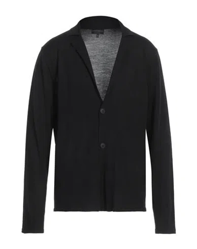 Emporio Armani Man Cardigan Black Size 48 Virgin Wool