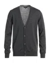 Emporio Armani Cardigans In Steel Grey