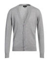 Emporio Armani Man Cardigan Light Grey Size 48 Virgin Wool