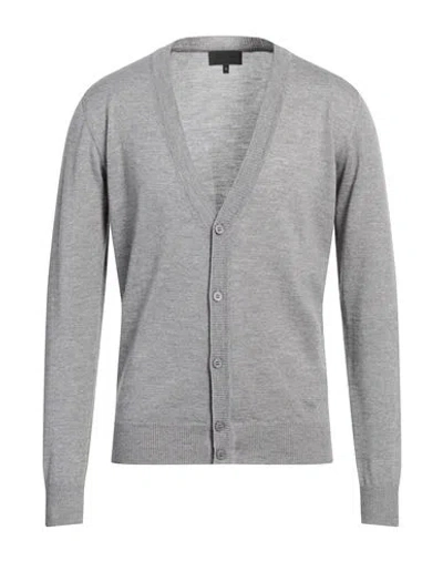 Emporio Armani Man Cardigan Light Grey Size 48 Virgin Wool