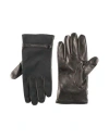Emporio Armani Man Gloves Black Size L Polyamide, Elastane, Lambskin In Black