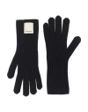 Emporio Armani Man Gloves Midnight Blue Size S/m Wool, Viscose, Polyamide, Cashmere In Blue