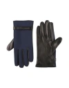 Emporio Armani Man Gloves Navy Size L Polyamide, Elastane, Lambskin