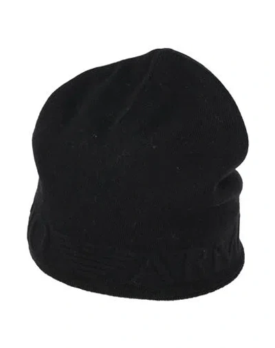 Emporio Armani Man Hat Black Size L Wool, Acrylic