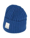 Emporio Armani Man Hat Blue Size S/m Wool, Polyamide
