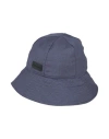 Emporio Armani Man Hat Midnight Blue Size 7 ⅛ Virgin Wool In Blue