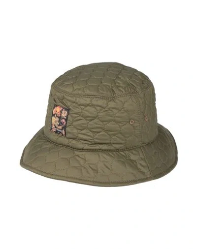 Emporio Armani Man Hat Military Green Size 7 ⅜ Polyamide