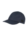 Emporio Armani Man Hat Midnight Blue Size L Virgin Wool, Lyocell In Navy