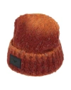 Emporio Armani Man Hat Rust Size M Acetate, Wool, Polyamide In Red