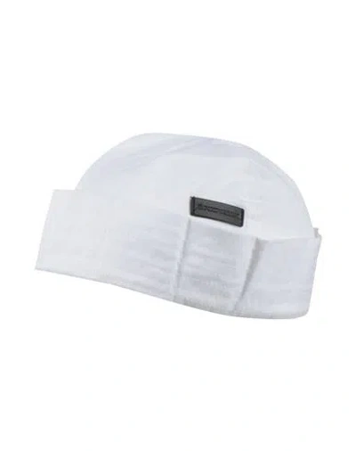 Emporio Armani Man Hat White Size 7 ⅜ Cotton