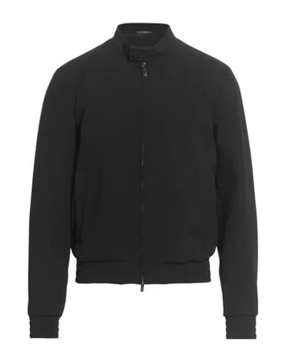 Emporio Armani Man Jacket Black Size 42 Elastomultiester