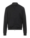 Emporio Armani Man Jacket Black Size 42 Elastomultiester In Black