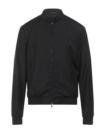 EMPORIO ARMANI EMPORIO ARMANI MAN JACKET BLACK SIZE 44 VIRGIN WOOL