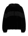 Emporio Armani Man Jacket Black Size 44 Viscose, Polyamide, Wool, Acrylic, Polyester In Black