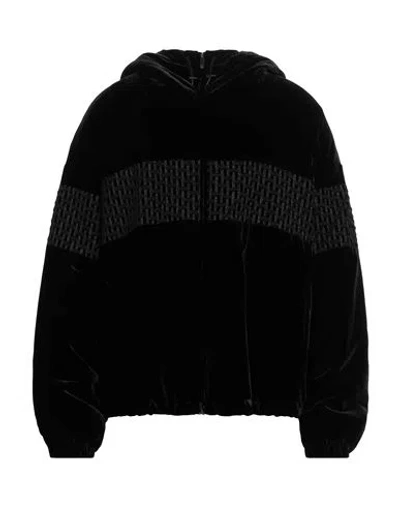 Emporio Armani Man Jacket Black Size 44 Viscose, Polyamide, Wool, Acrylic, Polyester