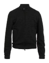 Emporio Armani Man Jacket Black Size 44 Wool, Acrylic, Polyamide, Polyester, Elastane In Black