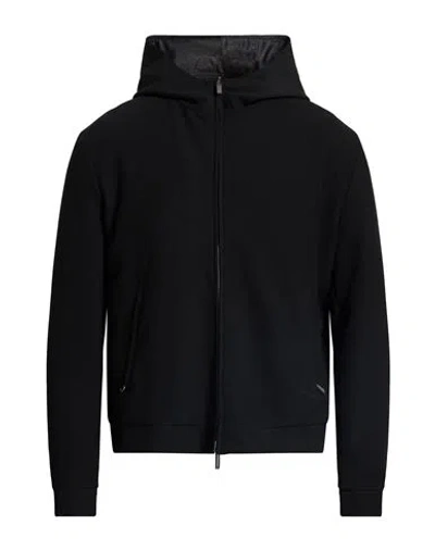 Emporio Armani Man Jacket Black Size 46 Polyester, Viscose, Elastane