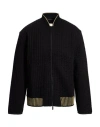 Emporio Armani Man Jacket Black Size L Cotton, Polyester, Elastane