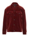 Emporio Armani Man Jacket Brick Size 46 Cotton In Red