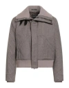 Emporio Armani Man Jacket Brown Size 42 Virgin Wool In Brown