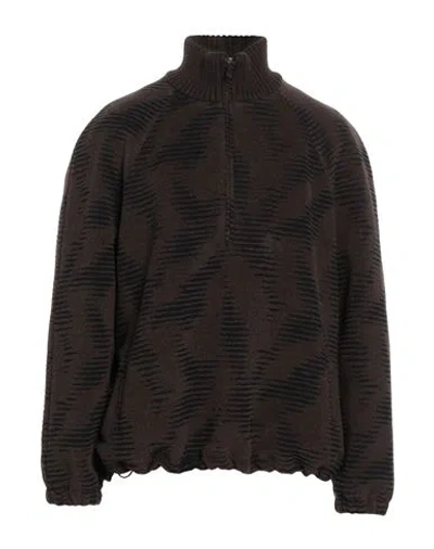 Emporio Armani Man Jacket Dark Brown Size 42 Virgin Wool, Cashmere, Acrylic