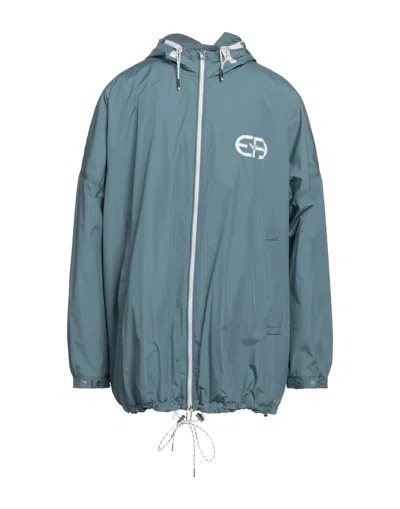 Emporio Armani Jackets In Deep Jade