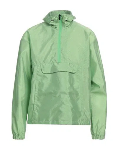 Emporio Armani Man Jacket Green Size 44 Polyester, Polyamide