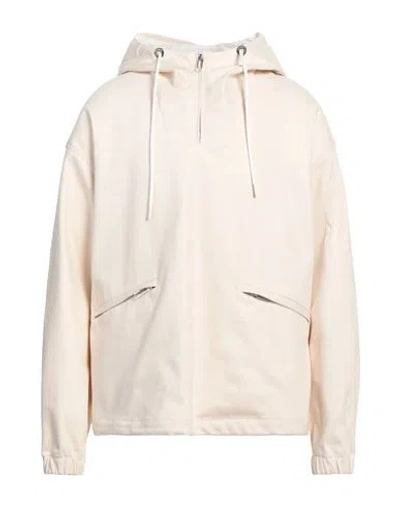 Emporio Armani Man Jacket Ivory Size 44 Cotton, Elastane In White
