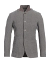 Emporio Armani Regular Fit Asymmetric Wool Blazer In Dark Beige