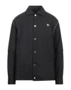 Emporio Armani Man Jacket Lead Size L Virgin Wool, Elastane In Grey