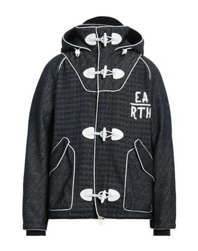 Emporio Armani Man Jacket Midnight Blue Size 38 Polyester, Polyamide, Elastane, Bovine Leather