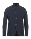 Emporio Armani L-blend Jacket With Guru Collar In Blue